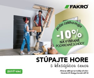 Schody Máj 2025 - 10%