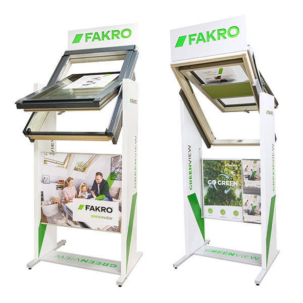 Expozíicia strešného okna GREENVIEW